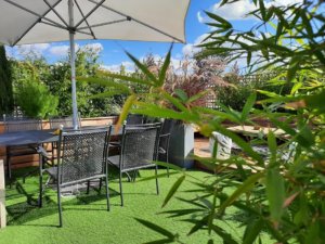 Aménagement de rooftop à Levallois-Perret verdoyant